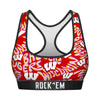 Women's Sports Bra - Wisconsin Badgers - Twisted Wordmark