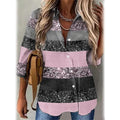 Women's Striped Casual Long Sleeve Shirt by DailySale
