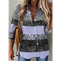 Women's Striped Casual Long Sleeve Shirt by DailySale