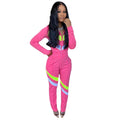 Women's Striped Patchwork Casual Two-Piece Suit by DailySale