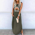 Women's Summer Hawaiian Good Vibes Beach Casual Dress by DailySale