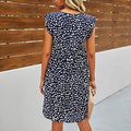 Women's Summer Leopard V Neck Bohemia Dress by DailySale