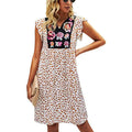 Women's Summer Leopard V Neck Bohemia Dress by DailySale