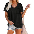 Women's Summer Short Sleeve Crew Neck Pocket Top by DailySale
