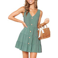 Women's Summer Sleeveless V Neck Dress by DailySale