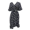 Women's Summer V-Neck Short Wrap Dress by DailySale