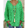 Women's Sweater Oversized Pullover Jumper Knitted Solid Color by DailySale