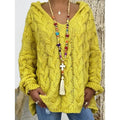 Women's Sweater Oversized Pullover Jumper Knitted Solid Color by DailySale