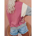 Women's Sweatshirt Pullover Color Block Patchwork by DailySale