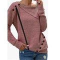 Women's Sweatshirt Pullover Solid Color by DailySale