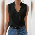 Women's Tank Top Plain Sleeveless V Neck by DailySale