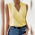 Women's Tank Top Plain Sleeveless V Neck by DailySale