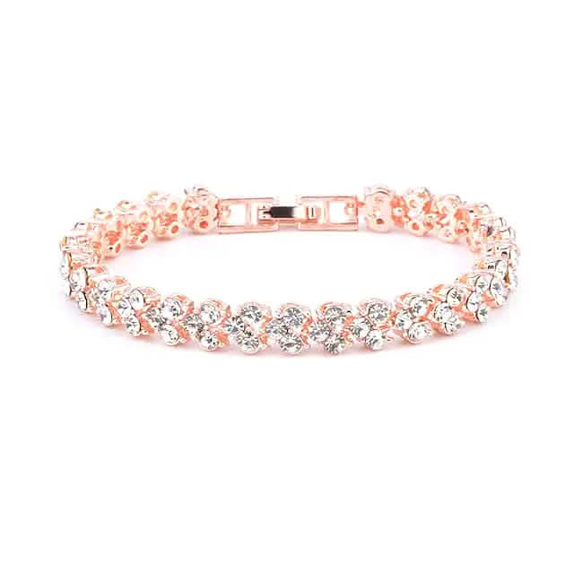 Women's Tennis Crystal Bracelet by DailySale