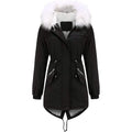 Women's Thick Warm Fleece Lined Winter Coat Jacket Parka with Fluffy Hood by DailySale