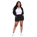 Women's Tracksuits Casual Sportswear Neon Two-Piece Short Sets by DailySale