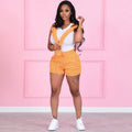 Women's Tracksuits Casual Sportswear Neon Two-Piece Short Sets by DailySale