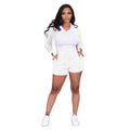 Women's Tracksuits Casual Sportswear Neon Two-Piece Short Sets by DailySale