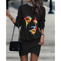 Women's Turtleneck Sweatshirt Dress by DailySale