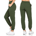 Women's Ultra Soft Full Length Woven Jogger Pants With Pockets by DailySale