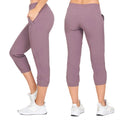Women's Ultra Soft Woven Jogger Capri Pants With Pockets by DailySale