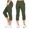Women's Ultra Soft Woven Jogger Capri Pants With Pockets by DailySale