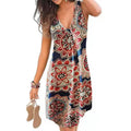 Women's V-Neck A-Line Knee Length Skirt by DailySale