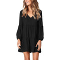 Women's V Neck Casual Loose Dress by DailySale