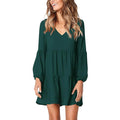 Women's V Neck Casual Loose Dress by DailySale