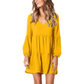 Women's V Neck Casual Loose Dress by DailySale