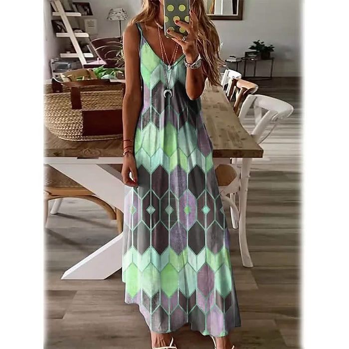 Women's V-Neck Elegant Casual Dress by DailySale