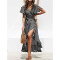 Women's V-Neck Elegant Long Chiffon Dress by DailySale