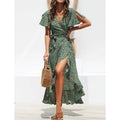 Women's V-Neck Elegant Long Chiffon Dress by DailySale