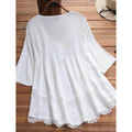 Women's V-Neck Floral Lace Top by DailySale