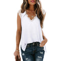 Women's V Neck Lace Tank Top - Assorted Styles by DailySale