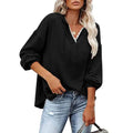 Women's V-neck Pullover Hoodie Sweater by DailySale