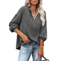 Women's V-neck Pullover Hoodie Sweater by DailySale