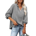 Women's V-neck Pullover Hoodie Sweater by DailySale