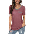 Womens V Neck Short Sleeve Tops by DailySale