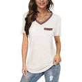 Womens V Neck Short Sleeve Tops by DailySale