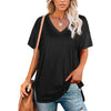 Women's V Neck T Shirts Basic Short Sleeve Tees Tops