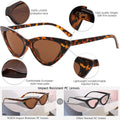 Women's Vintage Narrow Cat Eye Sunglasses by DailySale