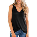 Women's Waffle Knit V Neck Tank Top by DailySale
