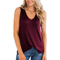 Women's Waffle Knit V Neck Tank Top by DailySale