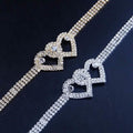 Women's White Ankle Bracelet Chandelier Heart by DailySale