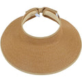 Women's Wide Brim Roll-up Straw Sun Hat Sun Visor by DailySale