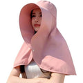 Women's Wide Brim Shawl Sun Hat with Neck Cover by DailySale