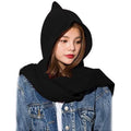 Women's Winter Knitted Hooded Long Scarf by DailySale