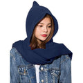 Women's Winter Knitted Hooded Long Scarf by DailySale