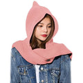 Women's Winter Knitted Hooded Long Scarf by DailySale