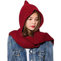 Women's Winter Knitted Hooded Long Scarf by DailySale